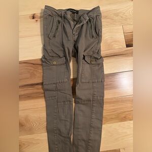 army green slim fit cargo pants